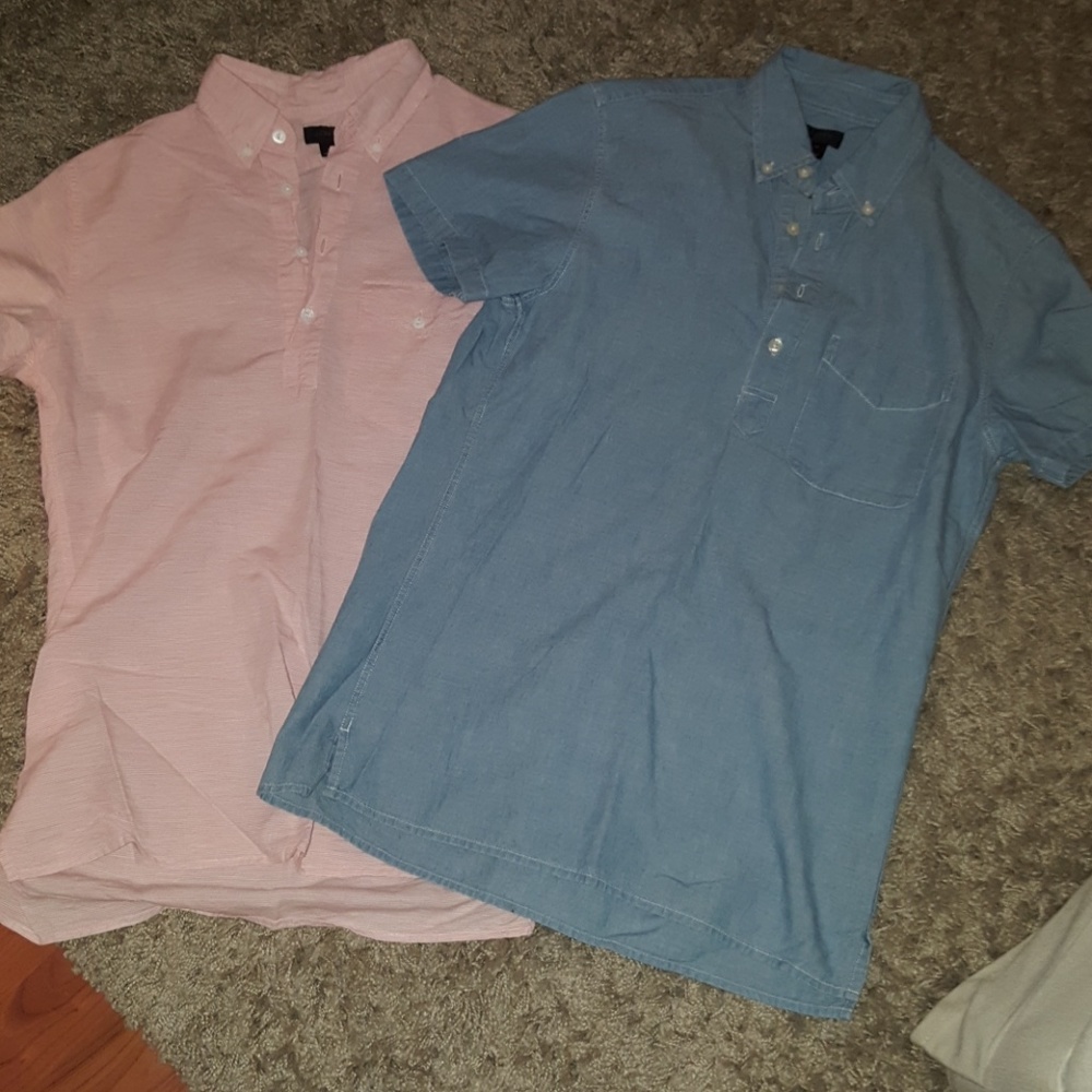 J. crew XS quarter button down oxfords